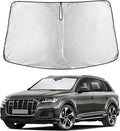 EcoNour Windshield Sunshade Compatible for Audi Q7 2016-2024 2025 2026, Sun Visor for Front Windshield & Window Sun Shade Cover, UV Heat Blocker & Protector, Car Accessories