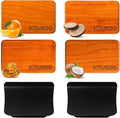 Car Air Freshener- Original Wood Air Freshener-Car Odor Eliminator for Visor Clip-Long Lasting Scent, Vehicle Scent Diffuser for Truck, SUV, Sedans - 4 pack Included 2 Clips (Teak-Amber-Cabana-Grove)