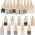 Havawish 10 Pcs Appreciation Gift Bulk for Employee Staff Empty Glass Essential Oil Diffuser Car Air Freshener Diffuser for Teachers Hanging Ornament Inspirational Team Thank You Gift