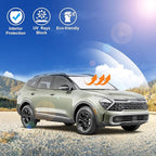 Windshield Sun Shade Custom Fit for 2023 2024 2025 2026 Kia Sportage NQ5 Accessories Foldable Sunshade Sun Blocker Protect Car from Sun Rays & Heat Damage Keep Car Cooler