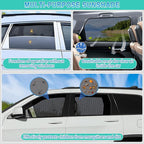 XCBYT Rogue Window Shades for 2021-2023, 4PCS Side Window Sun Shades with Breathable Mesh, Magnetic Car Window Covers for Baby & Privacy, UV Protection & Heat Insulation