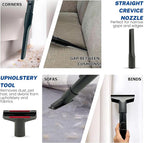 For Miele Vacuum Cleaner Attachments for Carpet, Tile Hard Floors, Dryer Vent, Corner, Car Detailing -Horsehair Hardwood Floor Brush, Flexible Crevice Tool & More Compatible with Miele C1 C2 C3