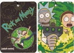 Plasticolor 005634R01 Rick and Morty 2-sided Air Freshener with different image on each side – 2 pack
