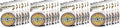Sex Wax Air Freshener (24-Pack, Coconut Scent) - Original Coconut Scent 3" Diameter String for Hanging Air Freshener
