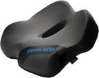 Everlasting Comfort Doctor Recommended Memory Foam Seat Cushion for Office Chairs & Car - Ergonomic Office Desk Accessories - Cushions for Tailbone Pain Relief, Sciatica (Dark Gray, X-Large)