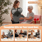 Car Seat Cushion with Lumbar Support for Long Driving Truck RV, 3" Lift Breathable Ergonomic Memory Foam Cushion for Hip, Coccyx, Sciatica, Tailbone & Lower Back Support Vehicles Office Chair (Black)