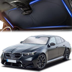 Car Shade Front Windshield, Small (59" x 29") - 240T Reflective Polyester Sunshade Blocks 99% UV Rays and Heat, Foldable with Storage Bag Fits Coupe, Hatchback, Small Sedan, Sports Model Cars