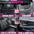 Donkeypro Polishing Cleaner, Car Interior Cleaner - Restores & Protects Plastic, Vinyl, Leather Seats, Dashboard - UV Guard, Anti-Aging, Interior Detailer Spray with Iron Can - 15 Fl Oz