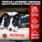 AirBedz PPI XUV Tan Jeep, SUV and Crossover Vehicle Rear Seats Mattress (with Built-in Rechargeable Battery Air Pump)