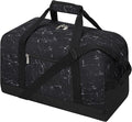 Small Gym Bag 18 inch Carry On Duffel Bag for Weekender Travel - Marble Black