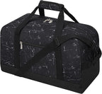 Small Gym Bag 18 inch Carry On Duffel Bag for Weekender Travel - Marble Black