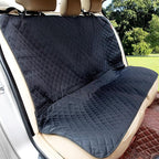 Waterproof Dog Car Seat Cover for Back Seat, Non-Slip & Universal Fit for SUV, Car, Truck with 4 Safety Belt Openings for Secure Travel