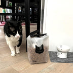 (re)zip Reusable Cat Pet Food Storage Bag | 14-Cup Capacity | Airtight Roll-Top Closure | Durable, BPA-Free PEVA | Translucent & Travel-Friendly | Keeps Kibble Fresh & Organized | Machine Washable