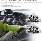 2 PCS Bling Car Air Vent Clips, Crystal Rhinestone Crown Vent Decorative Air Freshener Clips, Sparkly Diamond A/C Outlet Aroma Diffuser Clip for Vehicles, Car Accessories (Blue)