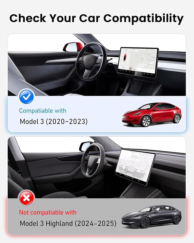 2026 Upgraded Tesla Model 3 Sunshade Roof, UPF200+ Roof Sunshade with Storage Bag, No-Sag & No-Gaps Heat Insulation Foldable Glass Roof Sun Shade, Tesla Model 3 Accessories MY20-23 Gray