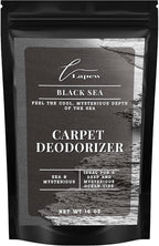 Lapew Black Sea Carpet Deodorizer Powder - Pet Safe Freshener for Vacuuming | Scented Odor Eliminator for Home | 16 oz