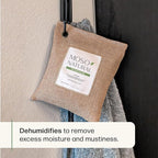 Moso Natural Air Purifying Bag 200g (5 Pack) A Scent Free Odor Eliminator for Cars, Closets, Bathrooms, Pet Areas. Premium Moso Bamboo Charcoal Odor Absorber (Natural Beige)
