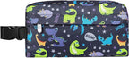 Small Insulated Snack Bag Lunch Bag for Kids Lunch Box for Women/Men, Collapsible [3L/5-Can] Reusable Lunch Bag Cooler Bag for Bottle with Handle Buckle for Work/School, Purple Dinosaur