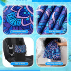 2 Pack Car Seat Towel Covers with Storage Bag 63 x 32 Inch Athletic Running Towel Seat Sweat Washable Non Slip Cover Gift for Car Outdoor Sport Activities (Mandala)