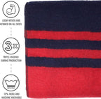 Arcturus Rainier Wool Blanket - Warm, Heavy, Washable, Bed Blanket | Great for Home & Camping (Lava Canyon, King)