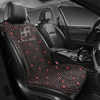 LACDL Beaded Car Seat Covers for Cars, Cooling Bead Seat Cover for Trucks & SUVs - Auto Ventilated Seat Cooler Pad, Natural Wood Breathable Beads - Sweat Protector for Summer, Stars