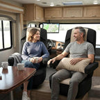 VALUN RV Seat Covers (1 Pack) – Captains Chair Seat Covers for RV Captain Chair & Motorhome Chairs, Universal Fit RV Chair Covers for Camper, Trailer, Van, Protects Against Dirt, Spills & Wear