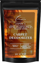 Lapew 71 Carpet Deodorizer Powder - Pet Safe Freshener for Vacuuming | Scented Odor Eliminator for Home | 16 oz
