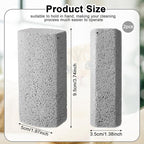 2 Pcs Pet Hair Block, Pet Hair Remover Grey Pumice Stone for Dog Cat Fur Removal Cleaning Dog Cat Fur Remover Stone Pets Rocks for Sofa Car Interior Bedding Carpet Couch Furniture