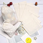 Limko Cotton Bags Muslin Bags Sachet Bag for Home Supplies (4x6 Inch 10 Pack)