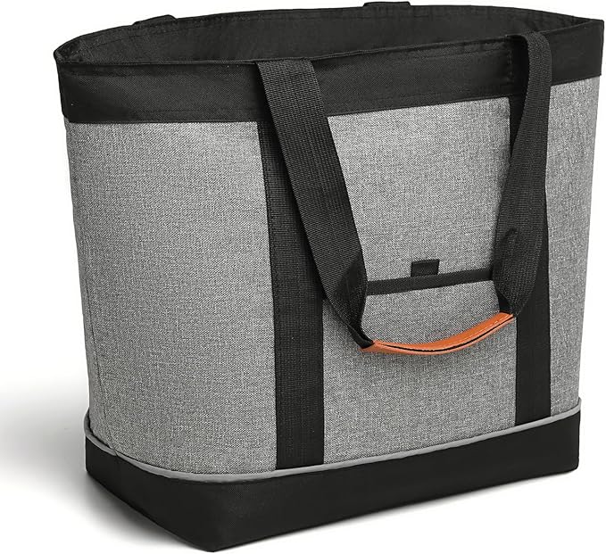 Insulated Cooler Bag Reusable Grocery Tote Bags Transport Large Lunch Box for Women