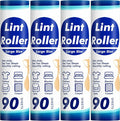360 Sheets Sticky Lint Rollers Refills for 9.45'' Width Large Lint Roller, Floor Lint Roller Refills