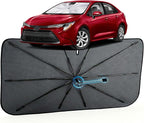 Car Windshield Sun Shade for Toyota Corolla 2020-2026 –[Reflective Coated Fabric] Sunshade Umbrella for Front Window, Car Shades Sun Visor Keep Car Cool and Protects Interior, 1:1 Exact Fit