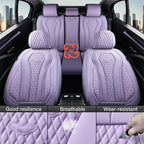 Coverado Car Seat Covers Full Set, Purple Seat Covers, Automotive Car Seat Cover, Car Seat Cushion, Car Seat Covers Front Seats Back Seat Covers, Car Seat Protector Universal Fit Most Cars