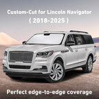 EcoNour Windshield Sunshade Compatible for Lincoln Navigator 2018-2023 2024 2025, Sun Visor for Front Windshield & Window Sun Shade Cover, UV Heat Blocker & Protector, Car Accessories