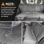 Dog Car Seat Cover Compatible with 2021-2025 Ford Bronco Sport, Waterproof Pet Bench Seat Cover for Back Seat, 600D Heavy Duty Scratch Proof Nonslip Truck Seat Covers for Dogs