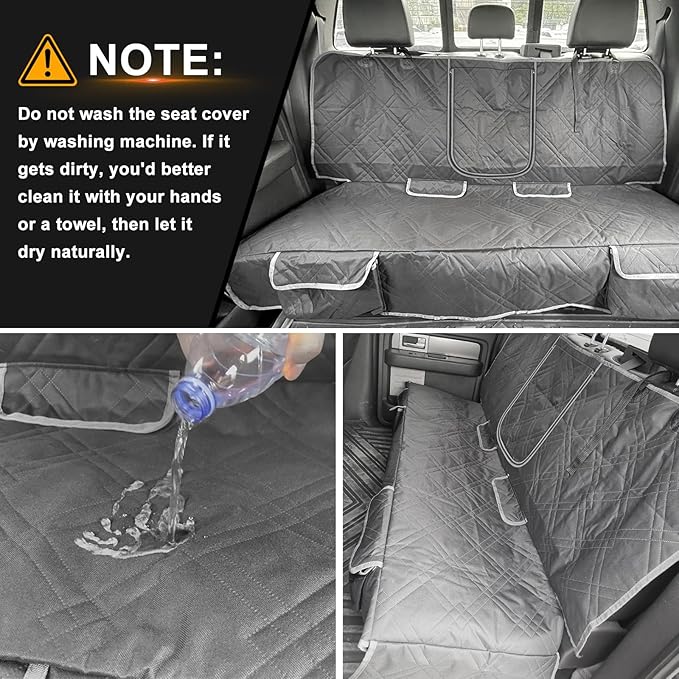 Dog Car Seat Cover Compatible with Subaru Forester 2002-2025, Waterproof Pet Bench Seat Cover for Back Seat, 600D Heavy Duty Scratch Proof Nonslip Truck Seat Covers for Dogs
