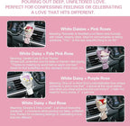 Cute Car Air Freshener Vent Clips - Flower Vent Clips with Magnetic Mini Dried Flower Bouquet, Dashboard Decor for Women, Car Decorations Interior & Wedding Gifts (purple, 5.9 inches)