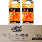 YirehStore Air Freshener EVAMAX White Musk Scent Japanese Vent Clip car air freshener 2-Pack,Last Long up to 45 Days Heavy Duty Fragrance,Solid freshener,no Risk of Spills,Starfish Design