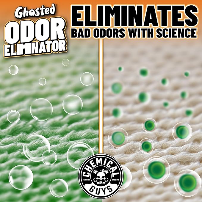Chemical Guys SPI23216 Ghosted Complete Interior Vehicle Odor Eliminator, Great for Cars, Trucks, SUVs, RVs, Home, Office & More, 16 fl oz
