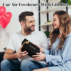 4 Pack Car Air Freshener Hanging, Natural Essential Oil Car Fresheners Long Lasting Car Fresheners Diffuser,Air fresheners for Home,Cute Car Interior Accessories for Women/Men