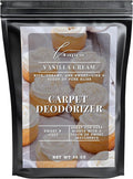 Lapew Vanilla Cream Carpet Deodorizer Powder - Pet Safe Freshener for Vacuuming | Scented Odor Eliminator for Home | 36 oz