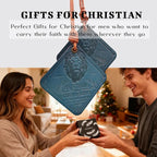 Leather Air freshener for Car Leather Car Scents Air Freshener Encouragement Gifts for Christian Men Be Strong and Courageous Lion Christian Gifts for Men Unique