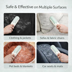 Pet Hair Remover Roller- Pet Hair Removal Tool with Strong Grip for Effortless Cleaning- Pet Hair Roller Lifts Fur from Clothes, Furniture & Car- Keep Your Home Fur-Free with Easy Cat Hair Lint Roller
