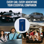 Smart Car Air Freshener: Revolutionary Smart Car Diffuser Vent Clip with 3 Exclusive 10 ml Fragrances (Blue (Fresh Essence Collection))