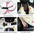 Car Pillow for Kids,H-Shape Travel Pillow for Child Sleeping Neck Shoulder Support Car Seat Pillow A Sleeping Artifact Suitable for Road Trips of Adults and Children Travel Pillow for Kids