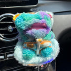 Car Air Freshener Vent Clip with Light Used for Jelly Cat Car Seat,Have A Seat Compatible with Fuggler Accessories (USB Type-Blue)