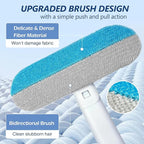 Pet Hair Remover, 4 in 1 Multifunctional Pet Hair Removal Tool for Dog and Cat, Resuable Long Handle Fur Remover with Dual-Sided Cleaning Brush, Washable Fur Brush for Furniture,Couch,Carpet,Clothes