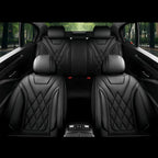 Fit TSX Car Seat Covers for Acura TSX 2003-2014 - Premium Leather, Waterproof, All-Weather, Airbag Compatible, Anti-Slip, Breathable, Easy Install, Seat Protectors, Full Set, Black