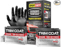 Ceramic Trim Coat Kit, Plastic Restorer for Cars Ceramic Coating Wipes to Lasting Over 230 Washes,The Ceramic Coating Helps Improve Optical Clarity On Clear Car Plastic