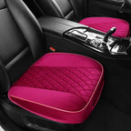 West Llama Front Car Seat Cover Protector, Comfortable Velvet Bottom Seat Cover Fits 95% of Vehicles,Cars,SUVs,Sedans,21.26 × 20.86 Inch(2PC-Pink)